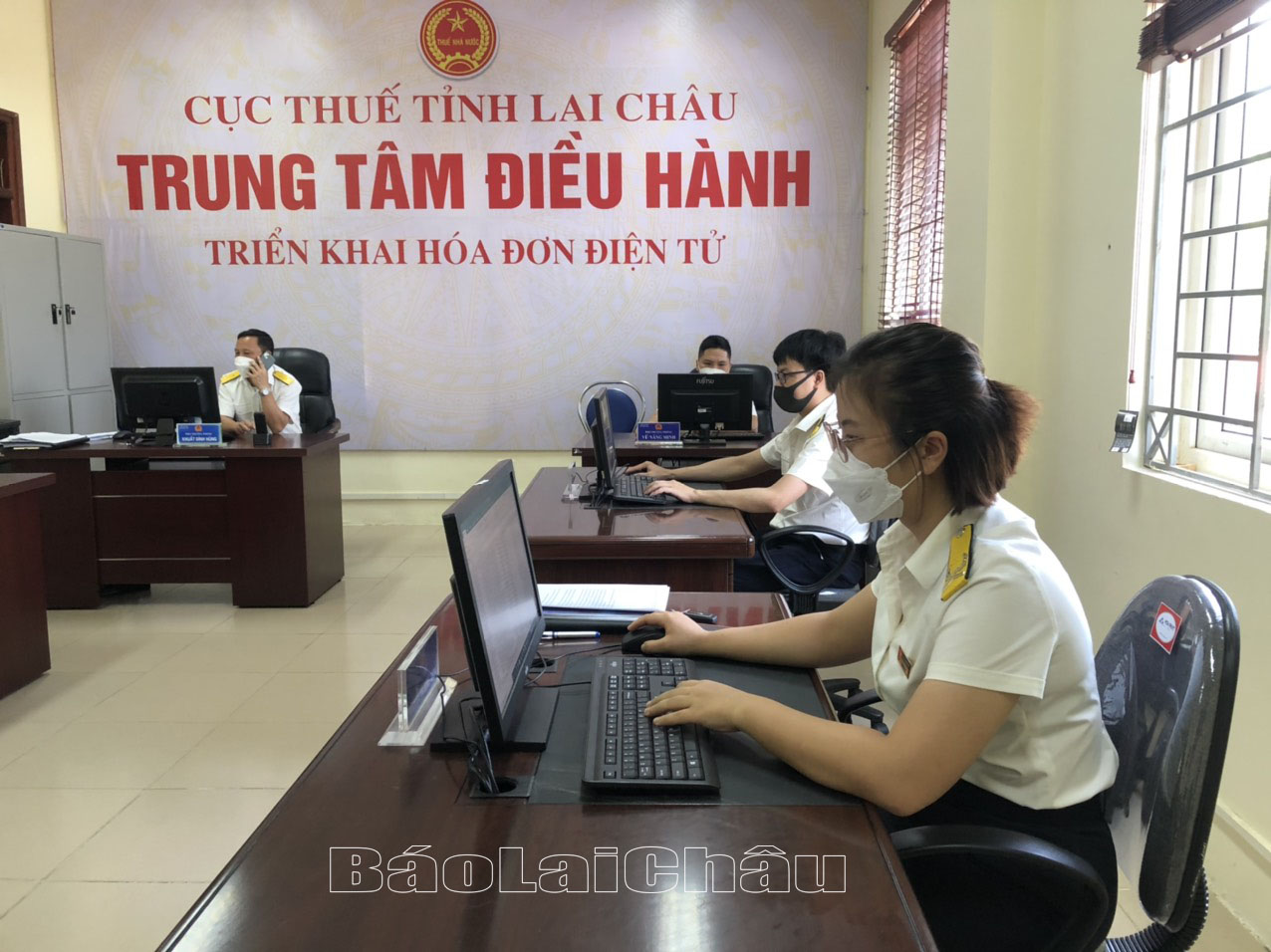 Cục Thuế tỉnh thành lập Trung tâm điều hành triển khai hóa đơn điện tử, đồng hành, tiếp nhận và tháo gỡ kịp thời các khó khăn, vướng mắc cho người nộp thuế.